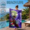 Zombie Party  Beach Towel, Microfiber Beach Towel, Perfect For Pool, Beach, Travel, Home Decor Beach Party Fan Gifts
