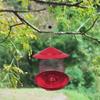 Wild Bird Feeders Large Capacity Hanging Bird Feeder Rainproof Leak-Proof Hummingbird Feeder Metal Food Dispenser Patio