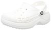 Crocs Baya Platform Clog 23см Жіночі сандалі, Білі,