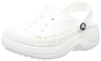 Crocs Baya Platform Clog 23cm Moteriški sandalai, Balti,