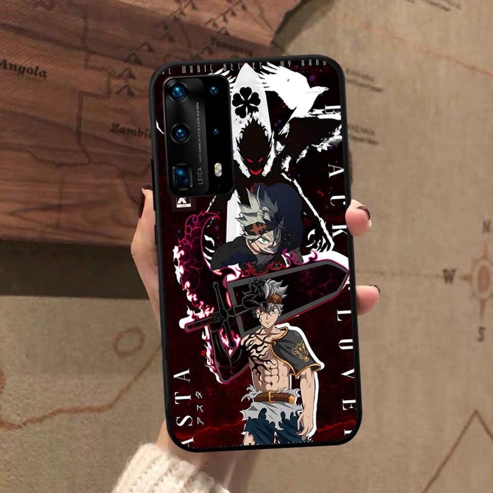 Black Clover Telefoonhoesje Voor Huawei P 8 9 10 20 30 40 50 Pro Lite Psmart Honor 10 Lite 70 Mate 20lite