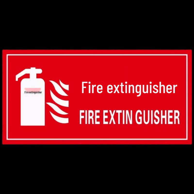 Miaojiayi Fire Safety Instruction Decals 15-Pack