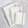 A6 Thickened Loose-leaf Coil Planner Notebook - Lined, Grid, and Blank Pages for College Students