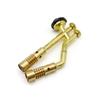 Dual-Head Gas Torch Adjustable Brass Welding Heating Flame Burner High Temperture Propane Butane Welding Torch