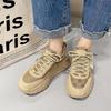 Thick-soled inner height increase dad shoes women's small fragrant wind 2025 spring and autumn new versatile fashion lightweight shoes women show sma