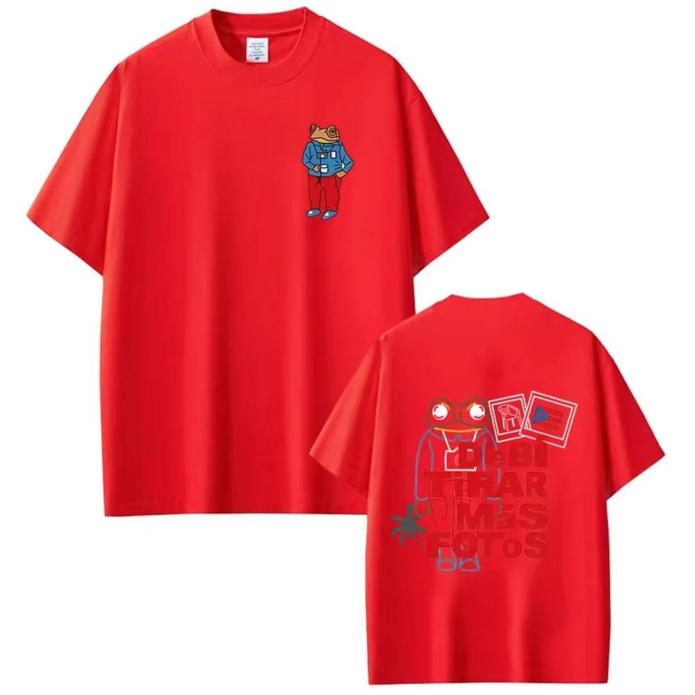 Summer New Bad Bunny Tour 2026 Debi Tirar Mas Photography DTMF Tshirt Unisexs Tshirt Retro Fashion Printed Pattern Tshirt
