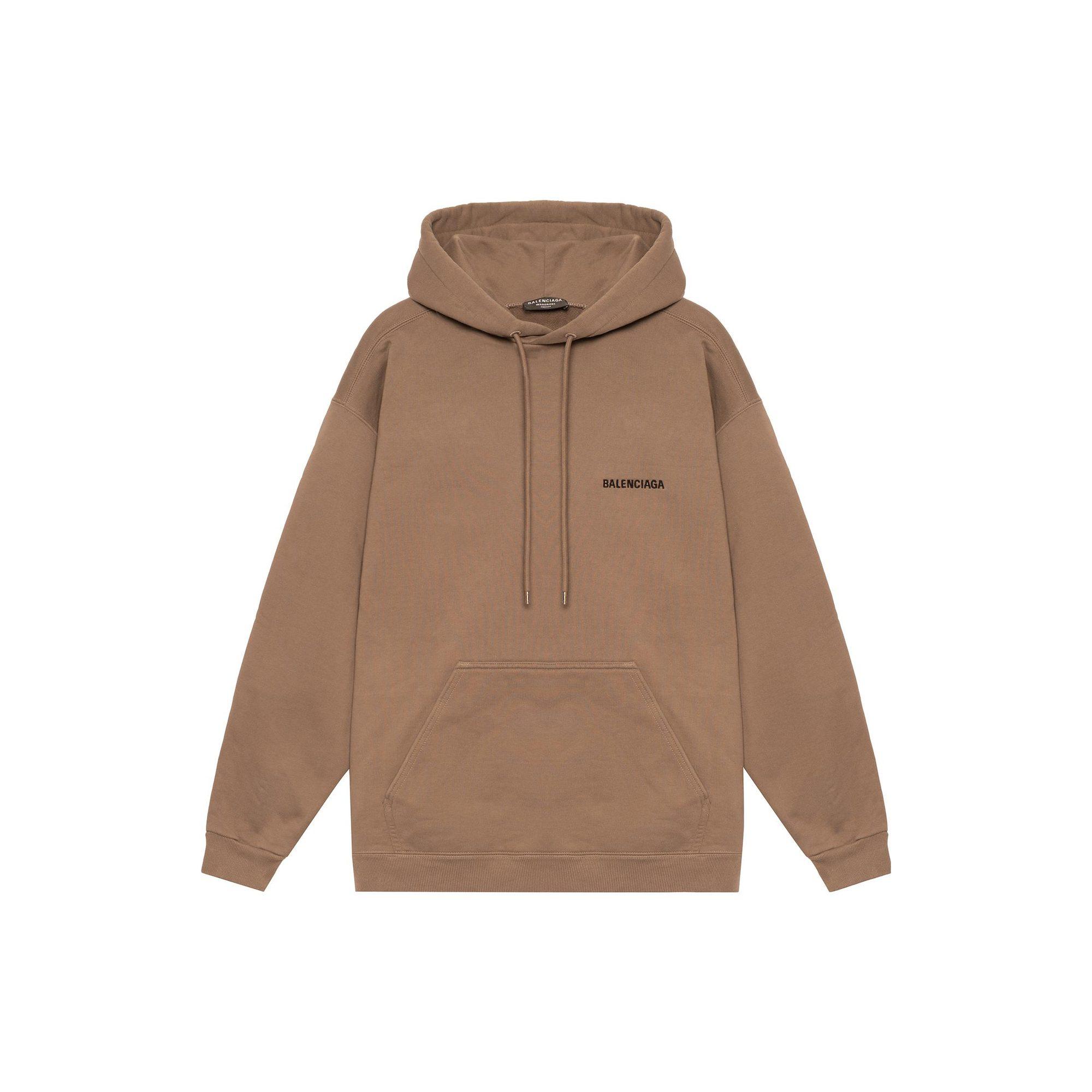 Balenciaga Back Logo Regular Fit Hoodie