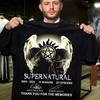 Supernatural Signatures 20052023 Thank You For The Memories Movie Shirt Muscle FitShirt Digital Printing Tee Shirts Xs5xl New
