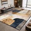 Warm Brown Rice White Modern Fluffy Living Room Rug Home Decoration Luxury Antiskid Carpet Large Area Easy Clean Soft Floor Mats