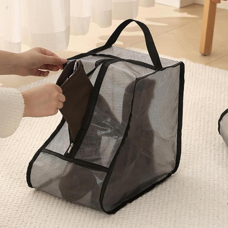 1Pcs Moistureproof Foldable Boot Organizer Portable Waterproof Shoes Dust Cover Dustproof Storage Bags For Travel