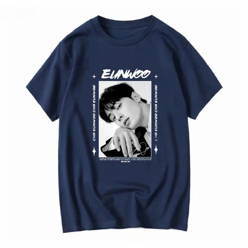 Cha Eunwoo Suho True Beauty T Shirt Gift Fans New Vintage Washed Streetwear Graphic Stretched Fashion Designer Clothes Casual