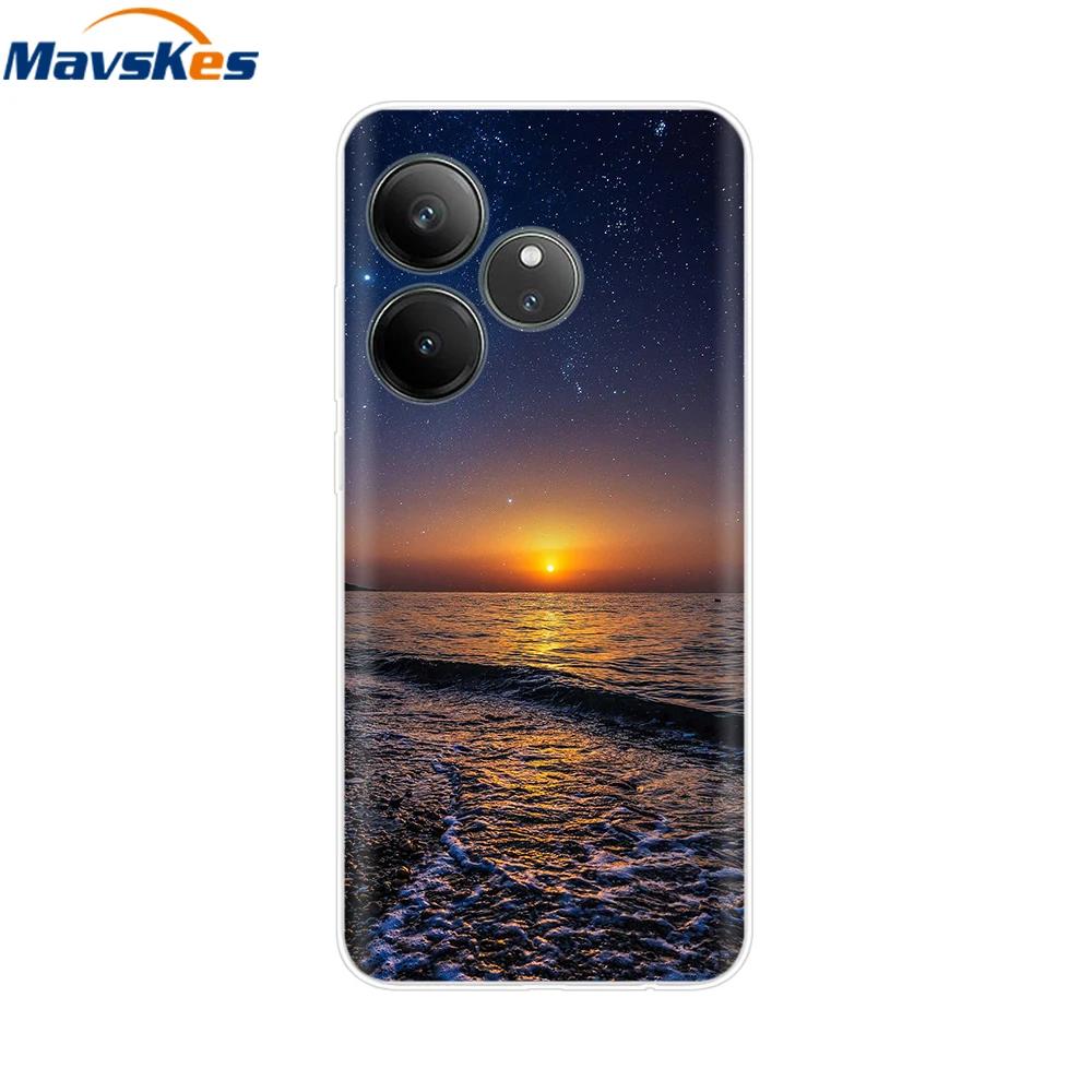 

Case For Realme GT 6 GT6T Case Cool Silicone Protective Clear Cover for OPPO Realme GT 6T Bumper Funda Coque for Realme GT6 Capa Realme GT 6T