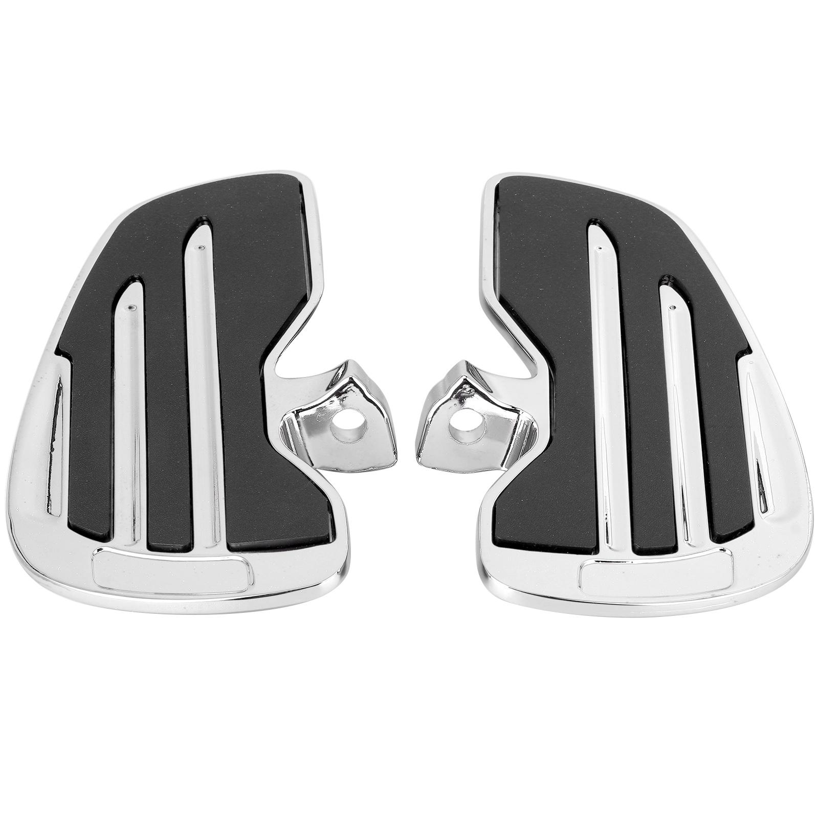 

Aluminum Front Floorboards Foot Pegs Footboard Fit for Indian Sixty Bobber 20152021(Matte Black Glossy Black )
