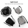 Adjustable Strap Camera Storage Bag Inner Bag Dustproof DSLR Drawstring Bag Handbag Velvet Lining Lens Protective Case Gadget