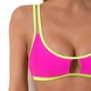 2025 Color Block Two-Shoulder Strap Split Swimsuit Women's Beach Bikini