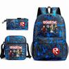 School Season Digital Printing Backpack Student Bag Large Capacity Children'S Messenger Bag Lunch Bag