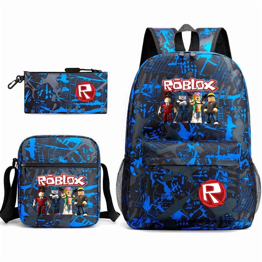 School Season Digital Printing Backpack Student Bag Large Capacity Children'S Messenger Bag Lunch Bag