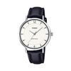 Analog Quartz Watch Black Leather Band Overseas Model [Casio] Women's LTP-VT04L-7A2