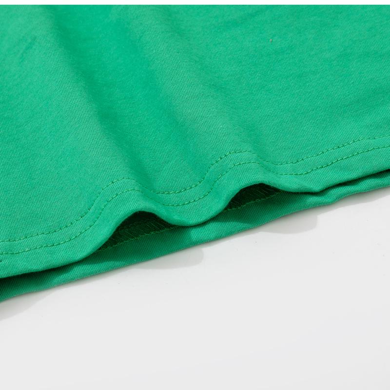 Green Kids' St. Patrick's Day Two-Piece Long-Sleeve Shamrock Party Outfit