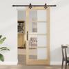 vidaXL Sliding Door Set with Hardware 83x202 Cm Solid Pine Wood 3332277