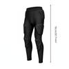 Pantaloni a Compressione Imbottiti Assorbiurto Allenamento Portiere