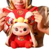 Plush MascotDoll Simulation Zodiac Dragon Doll Stuffed Animal Cuddle Toy Cute Couch Decor Chinese New Year Decoration