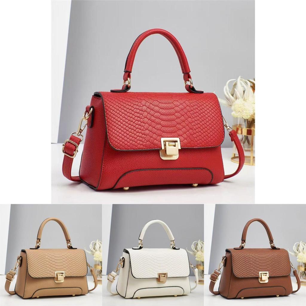 Chic Pu Leather Crocodile Pattern Mini Handbag Stylish Versatile Shoulder Bag For Everyday Use