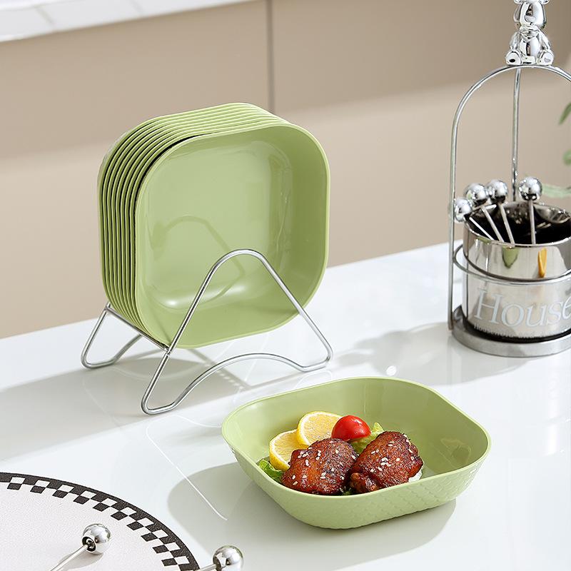 Fruit Plate Household Living Room Coffee Table Dried Fruit Snacks Display Plate Housewarming New Residence Melon Seeds Tea Dessert Cake Snack Plate