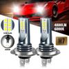Kit de Lâmpadas LED para Farol H7 4x Feixe Alto Baixo 220w 60000lm Super Brilhante 6000k Branco