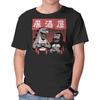 Unisex Crew Neck T-Shirt Giant Movie Monsters Bar Graphic Short Sleeve Casual Tee