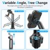 ML238 Verstellbarer Langhals Auto-Becherhalter Handyhalterung 360 Grad Drehung Universelle Smartphone-Halterung