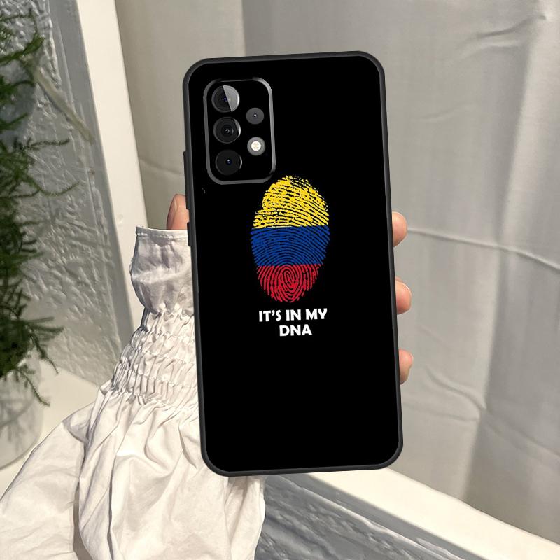 Colombia Flag Case For Samsung Galaxy A16 A36 A56 A06 A13 A53 A33 A23 A55 A35 A17 A54 A34 A14 A52 A32 A15