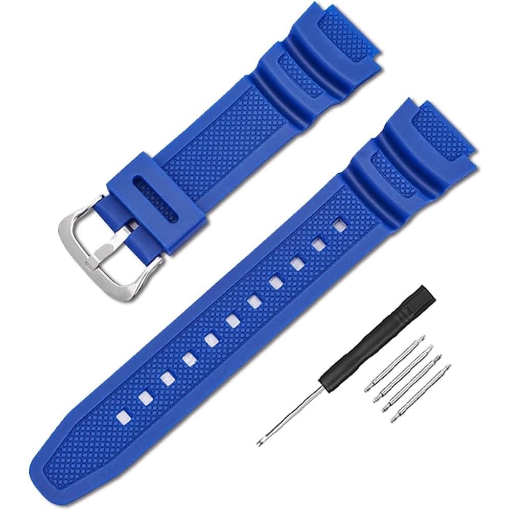 Watch Strap Mounting Width 18mm Genuine Band Compatible Waterproof Strap Compatible with Casio AE...