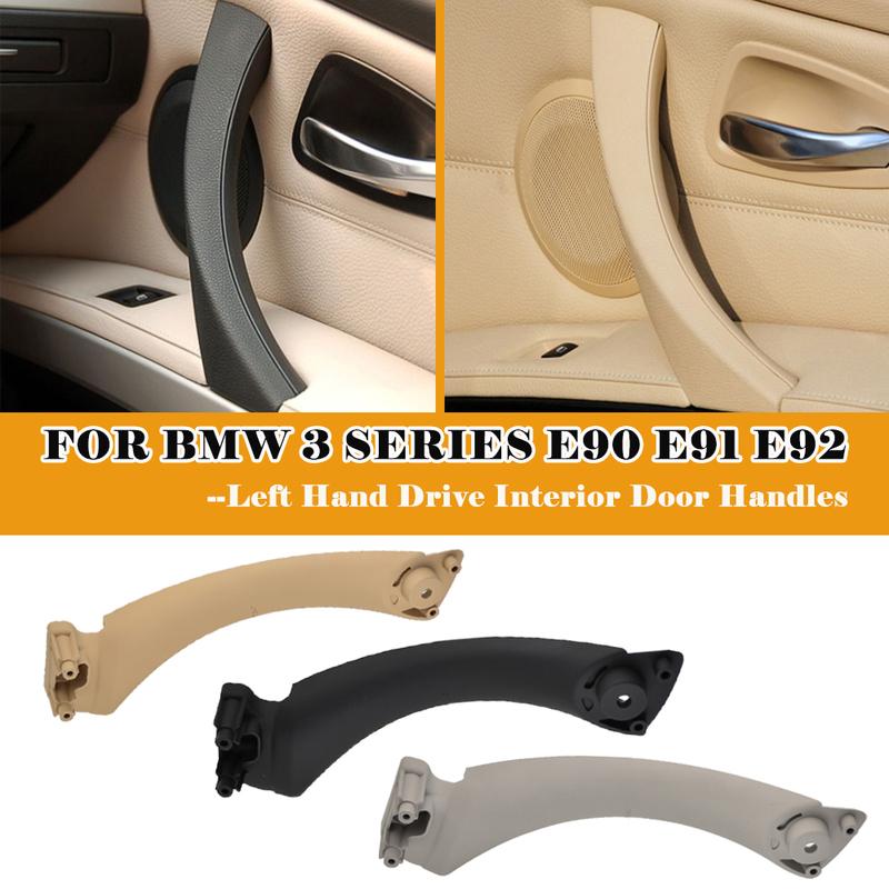 Car Interior Door Handles Part Inner Doors Panel Handle Bar Pull Trim Cover For BMW 3series E90 E91 316 318 320 325 328 330 I7T8