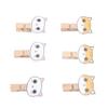100PCS Cat Clothes Pins Cute Cartoon Beech Wood Multifunctional Laundry Clothes Pins