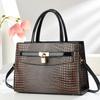 Temperament Handbag New Large-capacity Stone Pattern Messenger Bag Fashion Casual Commuter Shoulder Bag