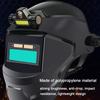 PC Welding Mask Auto Darkening with Variable Light Adjust Large Viewing Area Automatic Welding Facemask for Arc Grinding Cutting
