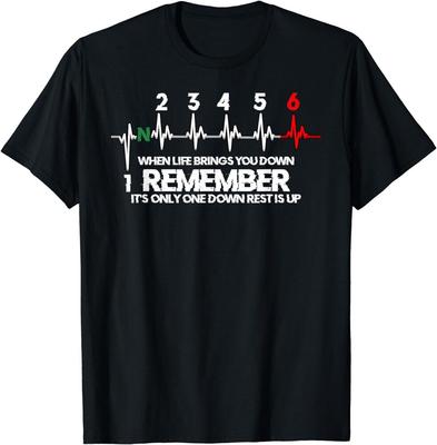 Funny Motorcycle Biker 1N23456 Bike Gear Gift Unisex T-Shirt