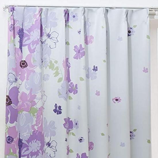 Disney Tangled Set of 4 Blackout 2 Lace 100cm Wide x 135cm Machine Character Disney Sizes Curtains, (2 Curtains, Curtains), Long, Washable, Princess,