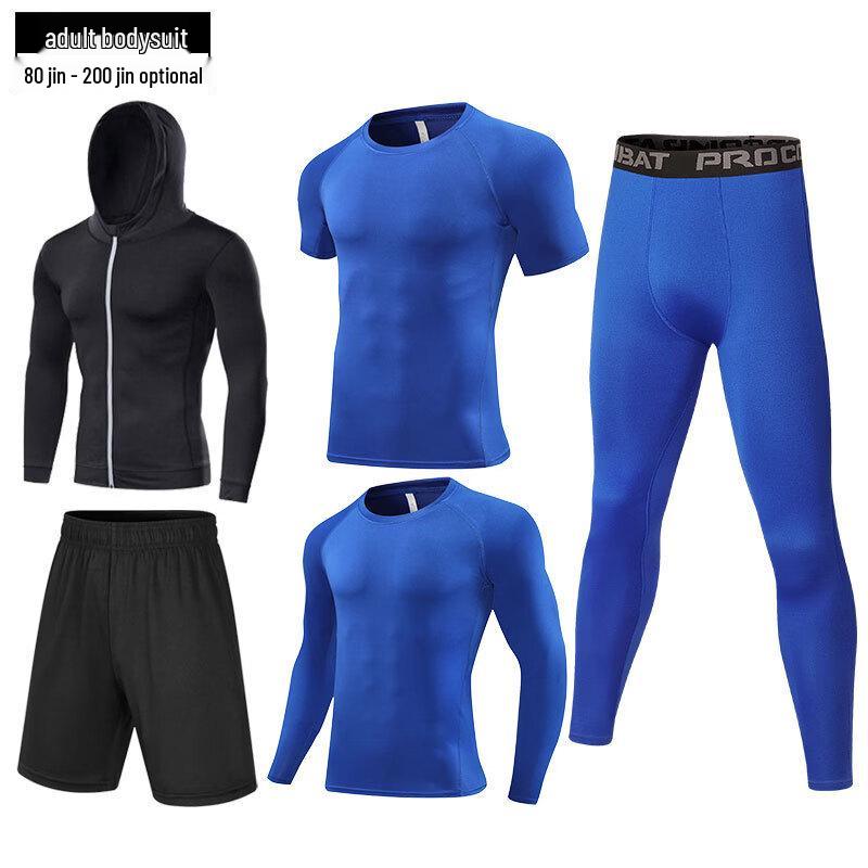 OEING Men s Running Fitness 5-Piece Suit Set S-3XL