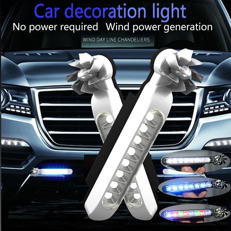 Luci Diurne A LED Per Auto | Set 2 Luci Super Luminose 8 LED Bianchi - Impermeabili E Multifunzione Per Maggiore Sicurezza - Foto 5
