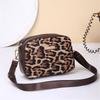 Women Leopard Print Crossbody Bag Lightweight Fashion Shoulder Purse Versatile Casual Handbag For Daily Office Use