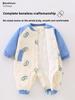 Baby Cotton Sleepsuit Winter Warmth With Snap Button Closure For Newborns