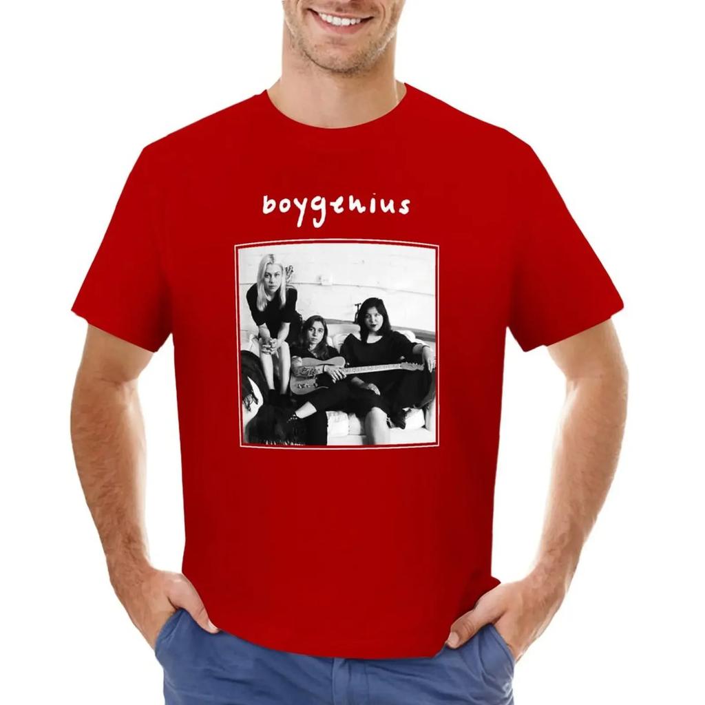 BOYGENIUS T-shirt summer tops sports fans heavyweights tops Short sleeve tee