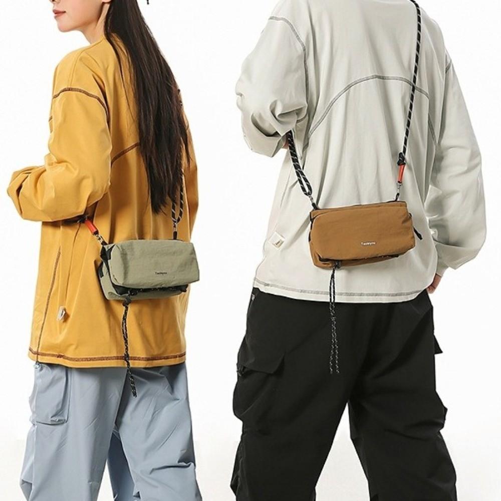 Korean Style Oxford Cloth Crossbody Bag Multi-layered Water Bottle Bag Single Shoulder Bag  Men