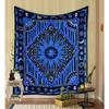 Bohemian Sun Moon Tapestry Wall Hanging Celestial Star Floral Bedroom Living Room Dorm Home Decor Polyester