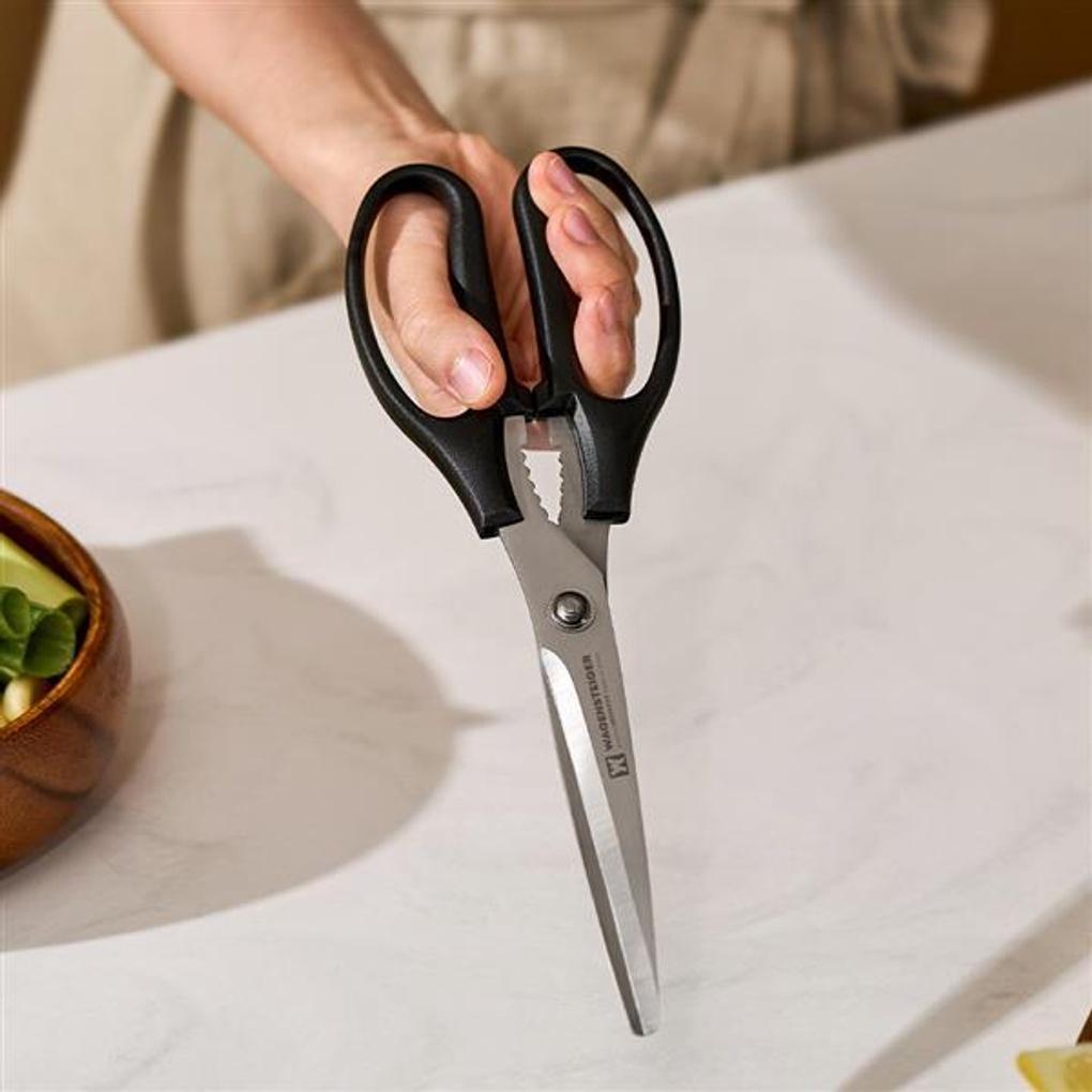 WAGENSTEIGER Doppelklingen-Küchenschere für beidhändige Bedienung 611