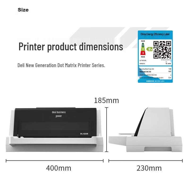 Deli DL-625K Flatbed Dot Matrix Printer
