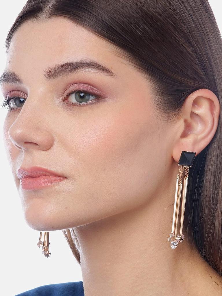 Schmuck für Frauen, Kristallohrringe, vergoldete Ohrhänger für Mädchen und Frauen