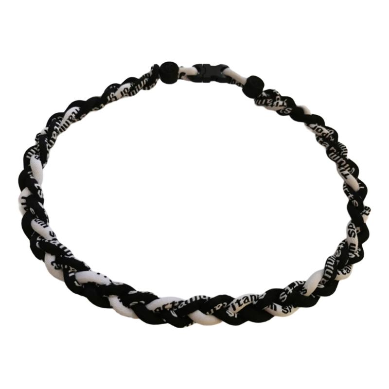 Braided Necklace Adjustable Sports Necklace Unique Charm Necklace Fashion Neck Jewelry Fabric Necklace for Man and Boys